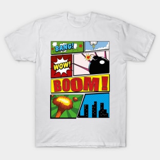 Cartoon comic book T-Shirt